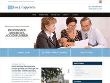 Tablet Screenshot of cappolellalaw.com